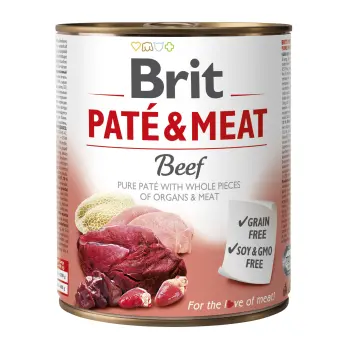 Brit Pate & Meat Z Wołowiną 800g