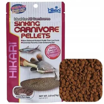 Hikari Tropoical Sinking Carnivore Pellets 74g