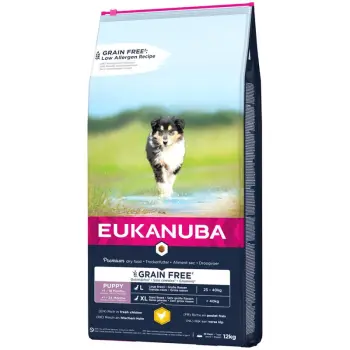 Eukanuba Puppy Large Grain Free Chicken 12kg