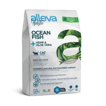 Alleva Holistic Adult Cat Ocean Fish + Hemp & Aloe Vera 10kg