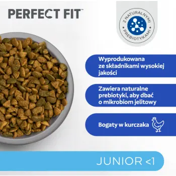 Perfect Fit™ - sucha karma pełnoporcjowa dla kociąt poniżej 1 roku, bogata w kurczaka 7kg