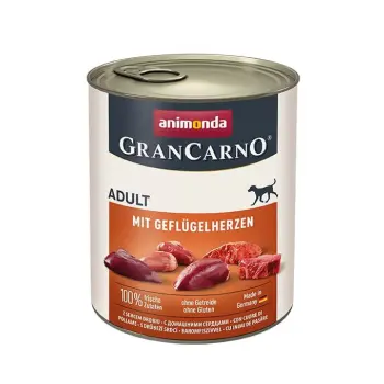 Animonda GranCarno Adult Dog Serca Drobiowe 800g