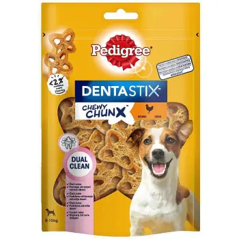 Pedigree Dentastix Chewy ChunX Dentystyczne Przysmaki Dla Dorosłego Psa Ras Pomiędzy 5kg-15kg Kurczak 68g