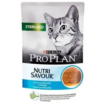 Purina Pro Plan Sterilised z dorszem dla kota 85g