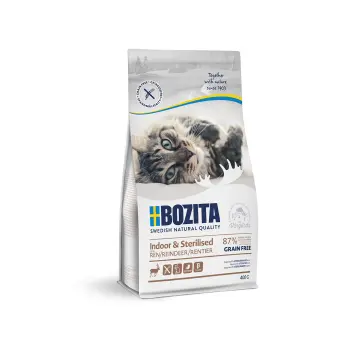 BOZITA Indoor & Sterilised Z Reniferem 400g