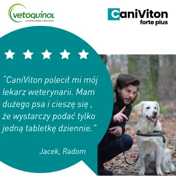 Vetoquinol Caniviton Forte Plus 90szt