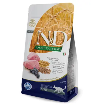 Farmina N&D Ancestral Grain Frline Adult Lamb&Blueberry 5kg