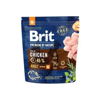 Brit Premium By Nature Adult M Z Kurczakiem 1kg