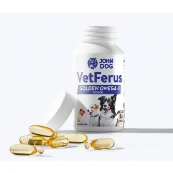 John Dog VetFerus Golden Omega-3 Fish Oil 30 Kaps.