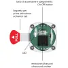 Savifin Srl ZEROZzz FLEXY Odstraszacz Komarów Żółty