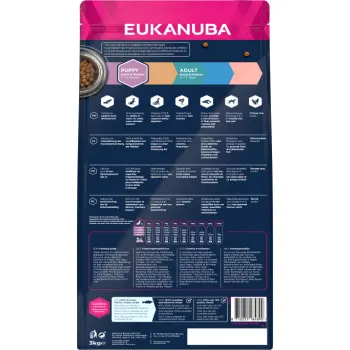 Eukanuba Puppy&Junior Small/Medium Grain Free Łosoś 3kg