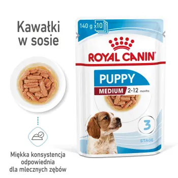 ROYAL CANIN Medium Puppy 10x140g