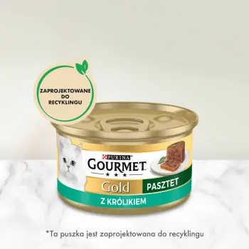 Purina Gourmet Gold pasztet z królikiem 85g