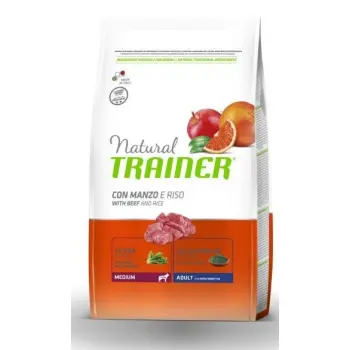 TRAINER NATURAL MEDIUM ADULT Dog beef and rice 3 kg