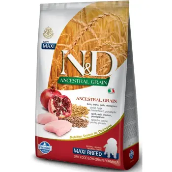 Farmina N&D Ancestral Grain Canine Puppy Maxi Chicken&Pomegranate 12kg