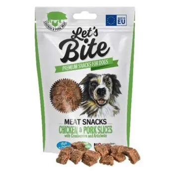 Brit Let's Bite Meat Snacks Chicken & Pork 80g