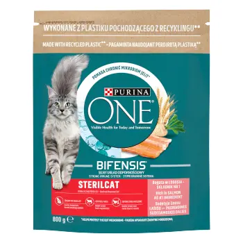 Purina One Cat Sterilcat Karma Z Łososiem Dla Kota 800g