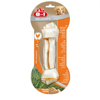 8in1 Delights Kość Do Żucia Dla Psów Kurczak L 1szt