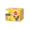 PEDIGREE Wołowina, kurczak i indyk w sosie 24x100g