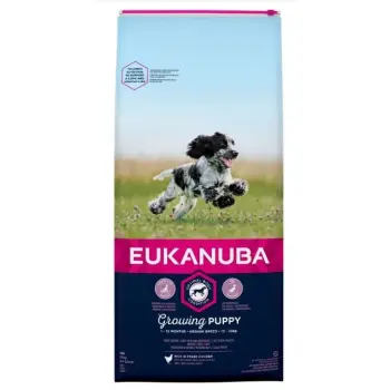 Eukanuba Puppy&Junior Medium Breed 15kg