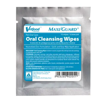 VETFOOD Maxi/Guard Oral Cleansing Wipes 10szt