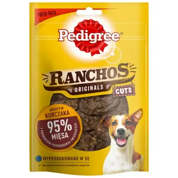 Pedigree Ranchos Originals Cuts Przysmak Dla Dorosłych Psów Z Kurczakiem 65g