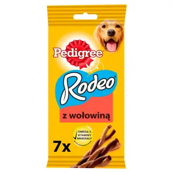 Pedigree Rodeo Przysmak Dla Psów Powyżej 4 Miesiąca Życia Z Wołowiną 122g