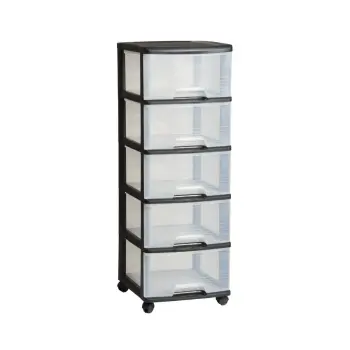 Curver Regał Do Przechowywania Czarny 100l