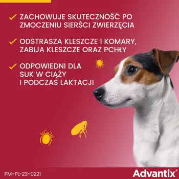 Bayer Advantix Krople Na Kleszcze I Pchły 4x1ml