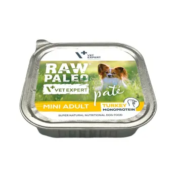 Vetexpert RAW PALEO PATE MINI adult turkey 150g - indyk tacka