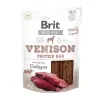 Brit Jerky Snack Venison Protein Bar 80g