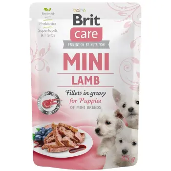 Brit Care Mini Lamb Fillets In Gravy For Puppy 85g