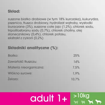 PERFECT FIT Adult 1+ Duże Rasy Z Kurczakiem 825g