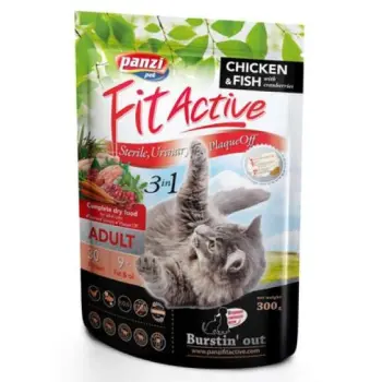 PANZI-PET KFT Fit Active Cat 3in1 Adult 300g