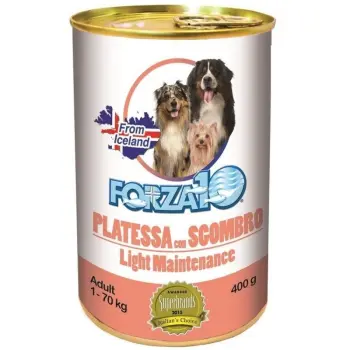 FORZA10 Maintenance Light Dla Psa Gładzica Z Makrelą 400g