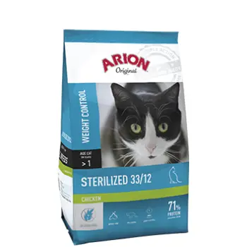 Arion Original Sterilized 33/12 Chicken 7,5kg