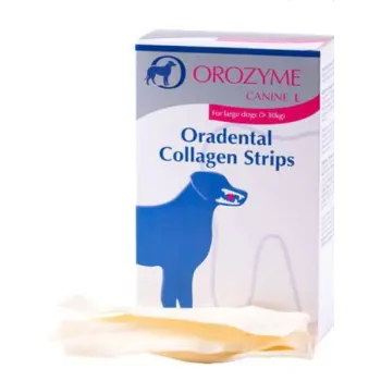 Orozyme Oradental Collagen Strips Kolagenowe Płatki Czyszczące Dla Psa L 141g