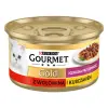 Purina Gourmet Gold z wołowiną i kurczakiem w sosie 85g