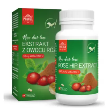 POKUSA RawDietLine Owoc Dzikiej Róży Ekstrakt 120tab.