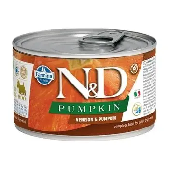 Farmina N&D Pumpkin Grain Free Canine Venison & Pumpkin Adult Mini 140g