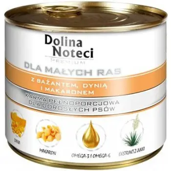 Dolina Noteci Premium Dla Psów Małych Ras Z Bażantem, Dynią I Makaronem 185g