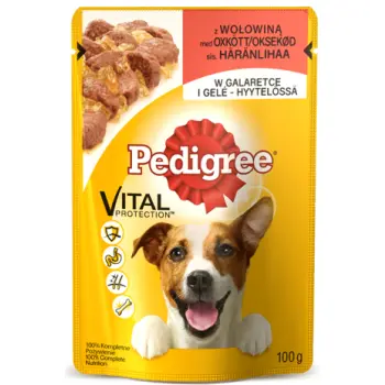 Pedigree Mokra Karma Dla Dorosłych Psów Z Wołowiną Galaretce 100g