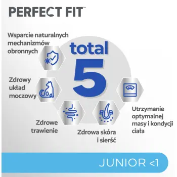 Perfect Fit™ - sucha karma pełnoporcjowa dla kociąt poniżej 1 roku, bogata w kurczaka 7kg