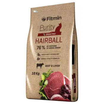 Fitmin Purity Hairball Wołowina 10kg