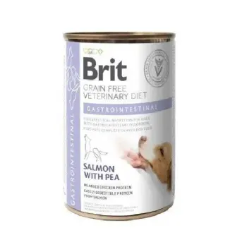 Brit Grain Free Veterinary Diet Dog Gastrointestinal Z Łososiem I Groszkiem 400g