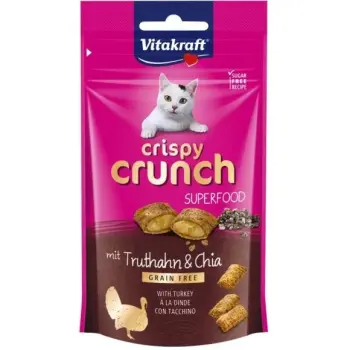 Vitakraft Crispy Crunch Z Indykiem I Chią 60g
