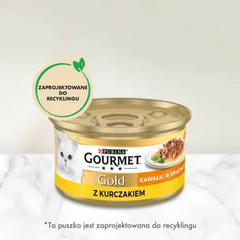 Purina Gourmet Gold Sauce Delight z kurczakiem 85g