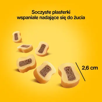 Pedigree Tasty Bites Chewy Slice Przysmak Dla Dorosłych Psów Z Wołowiną 155g