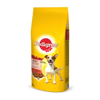 Pedigree Sucha Karma Dla Dorosłych Psów Małych Ras Z Wołowiną I Warzywami 12kg