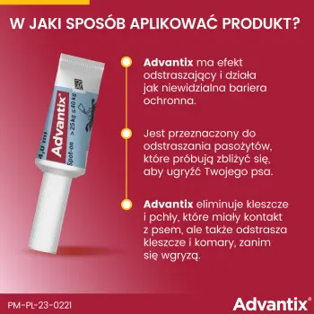 Bayer Advantix Krople Na Kleszcze I Pchły 4x4ml